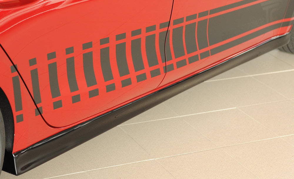 Rieger 00088224 Seat Leon KL Right Side Skirt - Glossy Black