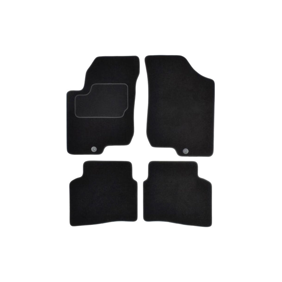 MAMMOOTH Tailored A041 KIA90 PRM 01 Floor mat set for KIA Pro cee??? I Hatchback (ED) Textile, Front and Rear, Quantity: 4, Black