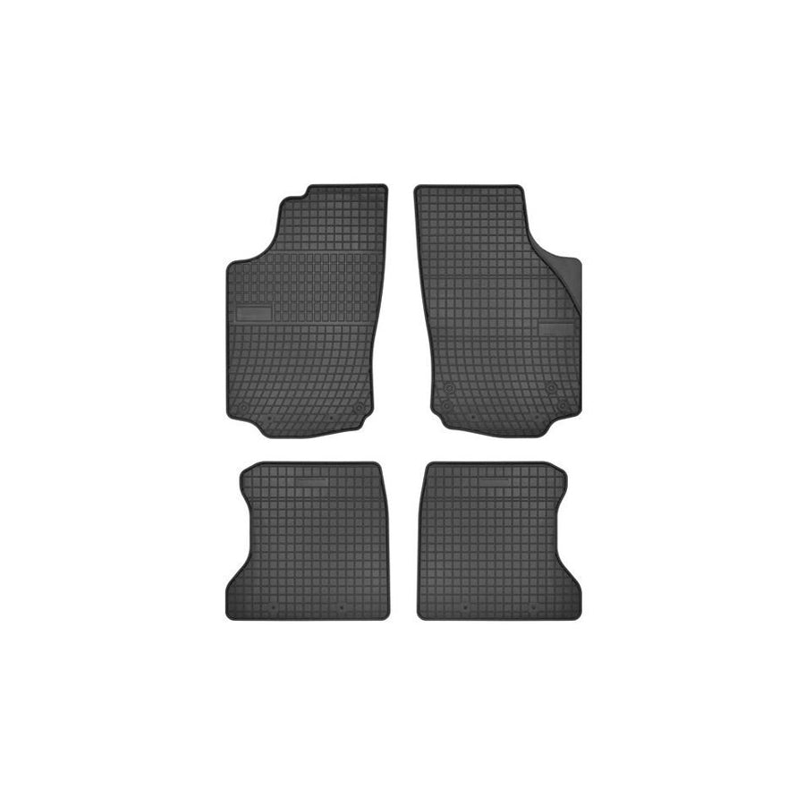 FROGUM Tailored 0705 Floor mat set for OPEL Corsa C Hatchback (X01) Elastomer, Front and Rear, Quantity: 4, Black, (LHD)