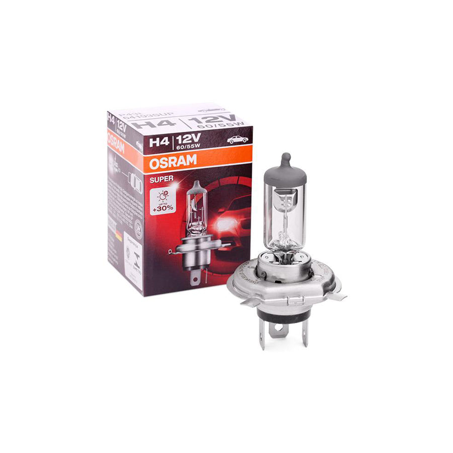 OSRAM SUPER 64193SUP Bulb, spotlight H4 12V 60/55W P43t Halogen