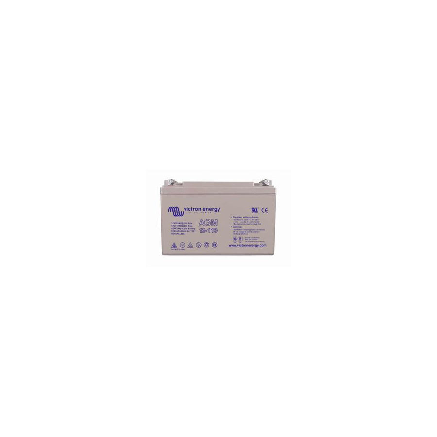 Victron Energy Energy AGM Deep Cycle Battery 12V 110Ah (M8) BAT412101085