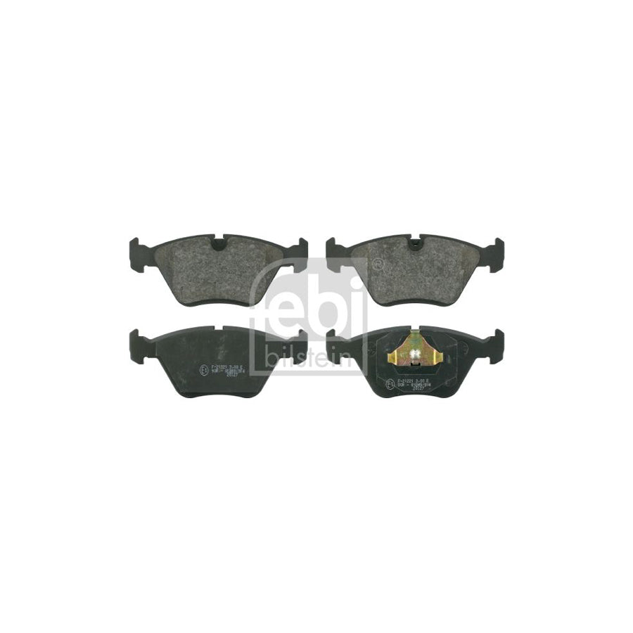 Febi Bilstein 16312 Brake Pad Set Front Axle Prepared For Wear Indicator