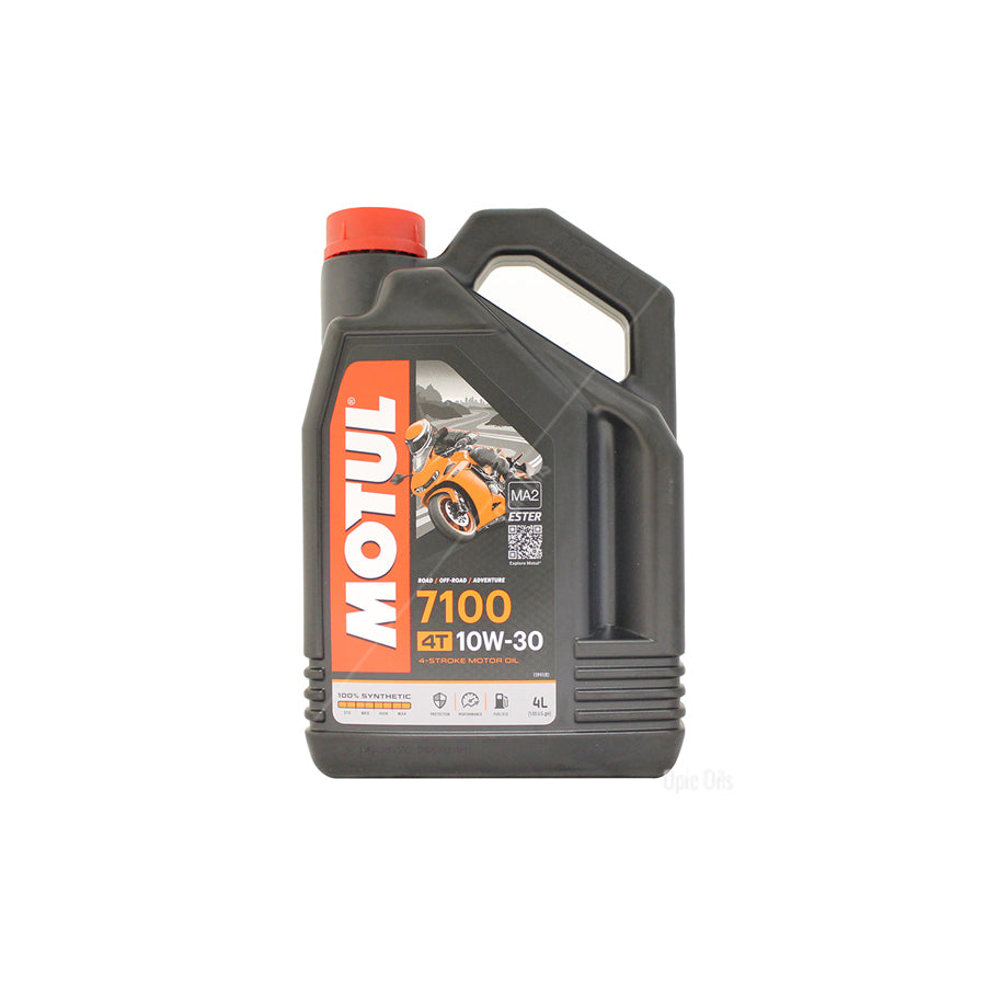 Motul 7100 4T 10w-30 Ester Synthetic Racing Motorcycle Engine Oil 4l