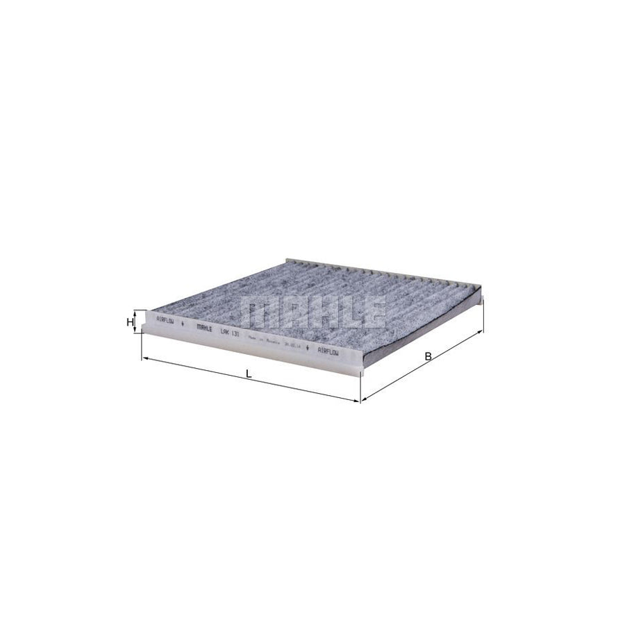 MAHLE ORIGINAL LAK 131 Pollen filter Activated Carbon Filter