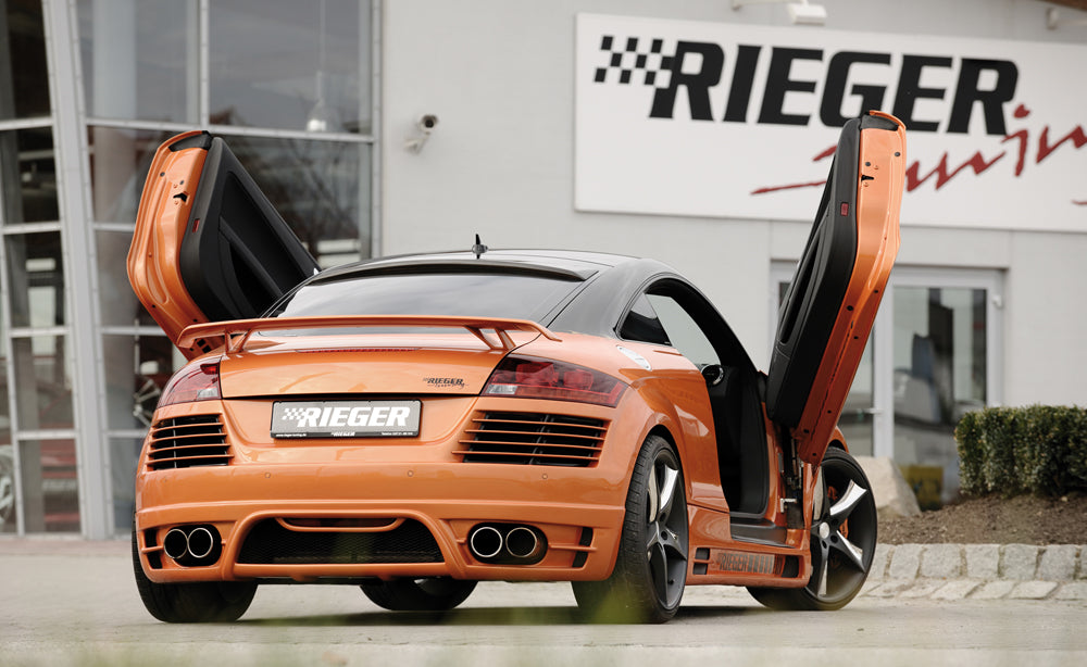 Rieger 00055158 Audi 8J TT Rear Bumper for Twin Tailpipe Left & Right