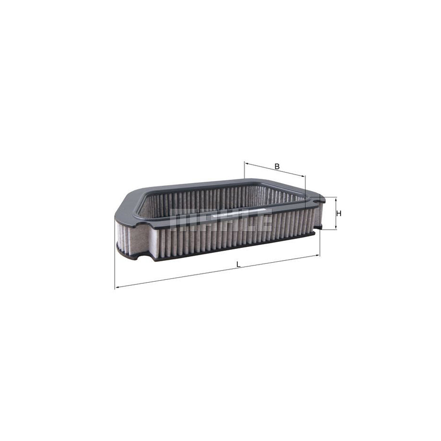 MAHLE ORIGINAL LAK 176 Pollen filter Activated Carbon Filter