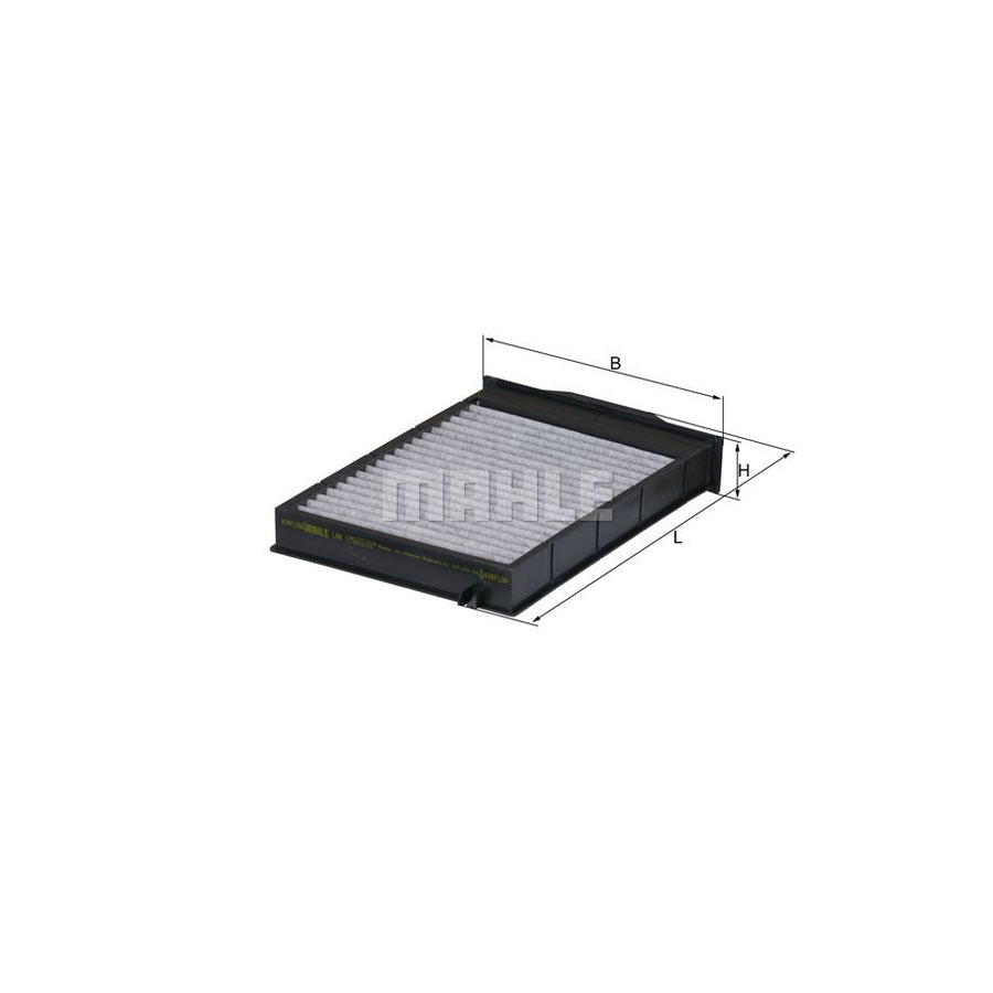 MAHLE ORIGINAL LAK 175 Pollen filter for RENAULT MEGANE Activated Carbon Filter