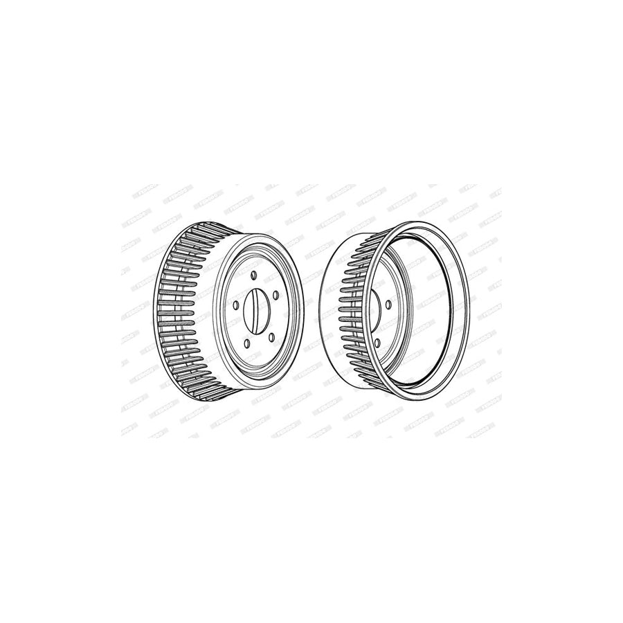 Ferodo Fsl613 Brake Pad Set Fuse Technology With Acoustic Wear Warning