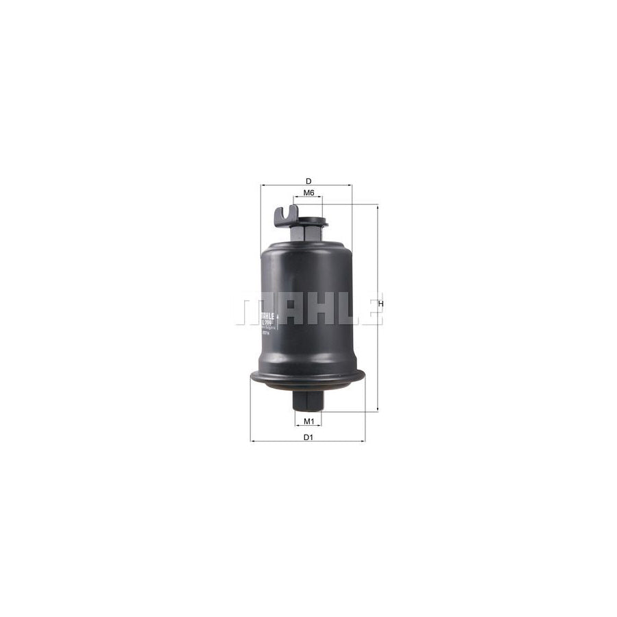 MAHLE ORIGINAL KL 209 Fuel filter In-Line Filter