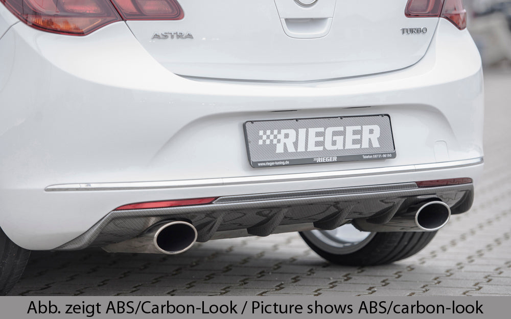 Rieger 00088065 Opel Astra J Rear Diffuser