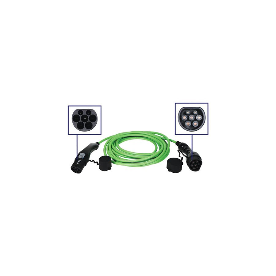BLAUPUNKT 0270003 Charging cable Charging coupler type 2, Charging plug type 2, 16A, 3.7kW, 8m, Phases 1, 250V, IP54