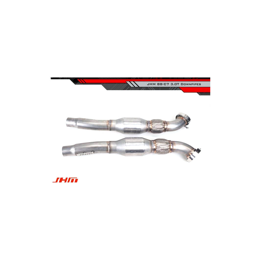 JHM Audi B8 B8.5 C7 3.0T High-Flow Cat Downpipes (Inc. S4, A6, Q5 & SQ5)
