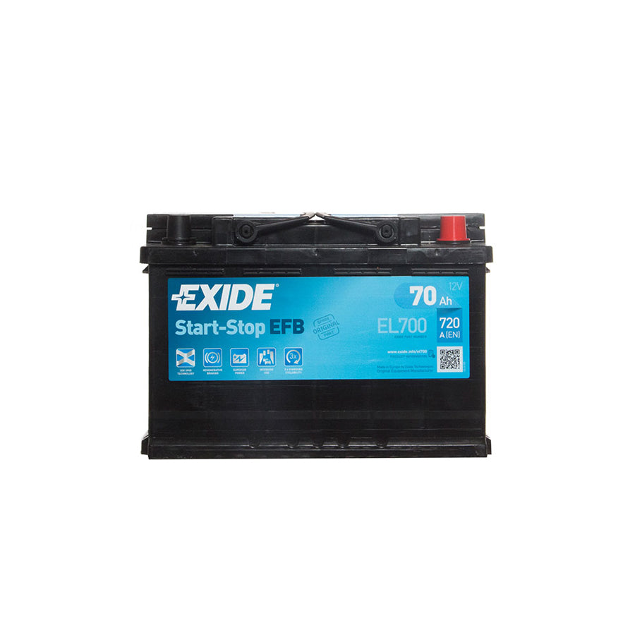 Exide EFB 096 Car Battery (EL700) - 3 year Guarantee