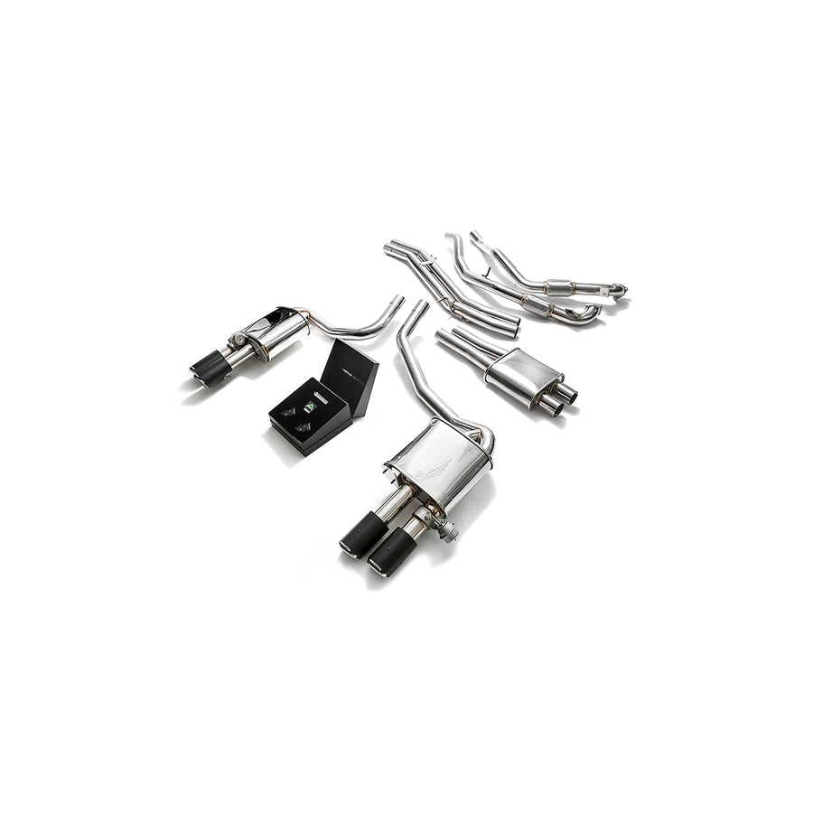 Armytrix AU94S-QC11 Valvetronic Exhaust System Audi S4 | S4 Avant 3.0L V6 Turbo B9 2017-2023 with Quad Carbon Fiber 3.5" | Duco Car Parts UK Car Parts