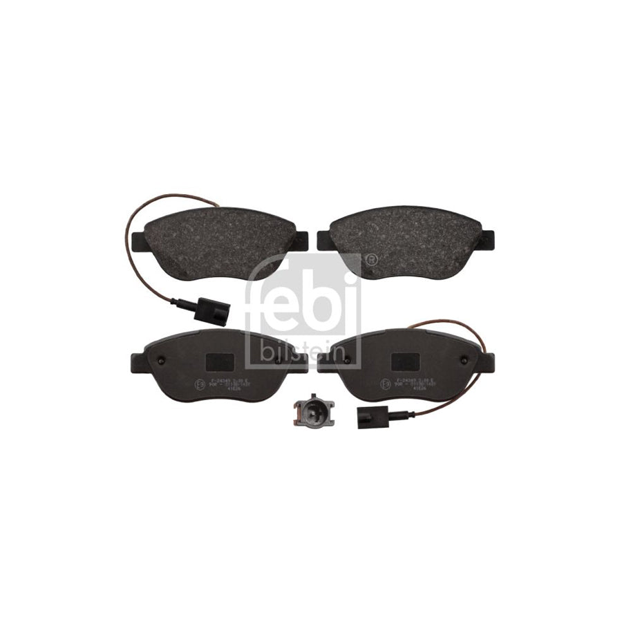 Febi Bilstein 116057 Brake Pad Set Front Axle Incl Wear Warning Contact