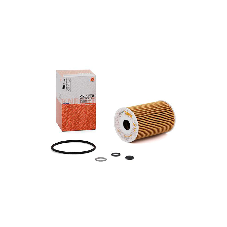 MAHLE ORIGINAL OX 351D Oil Filter Filter Insert