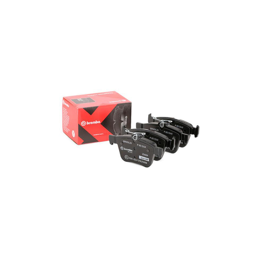 Brembo P 85 124X Brake Pad Set Excl Wear Warning Contact