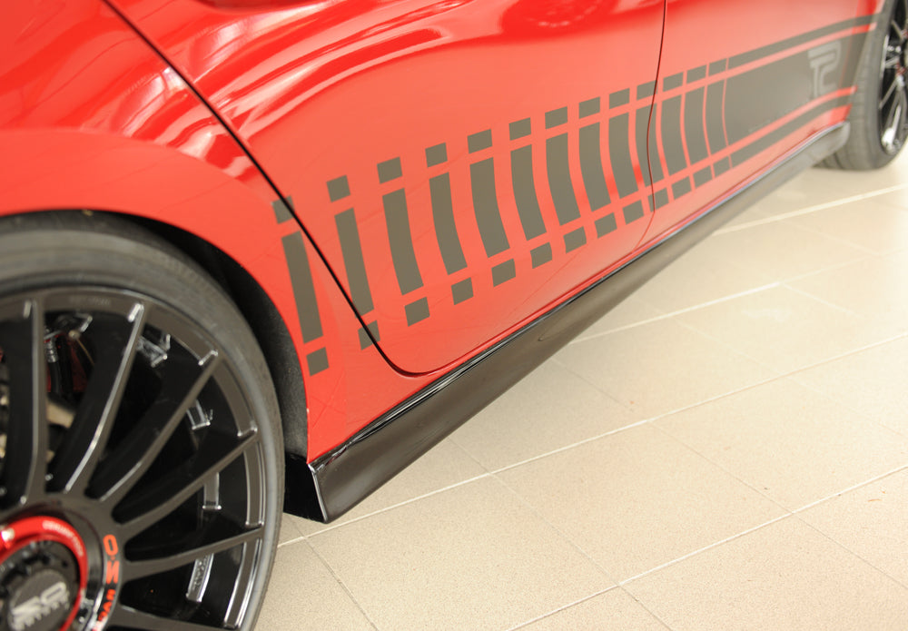 Rieger 00088224 Seat Leon KL Right Side Skirt - Glossy Black