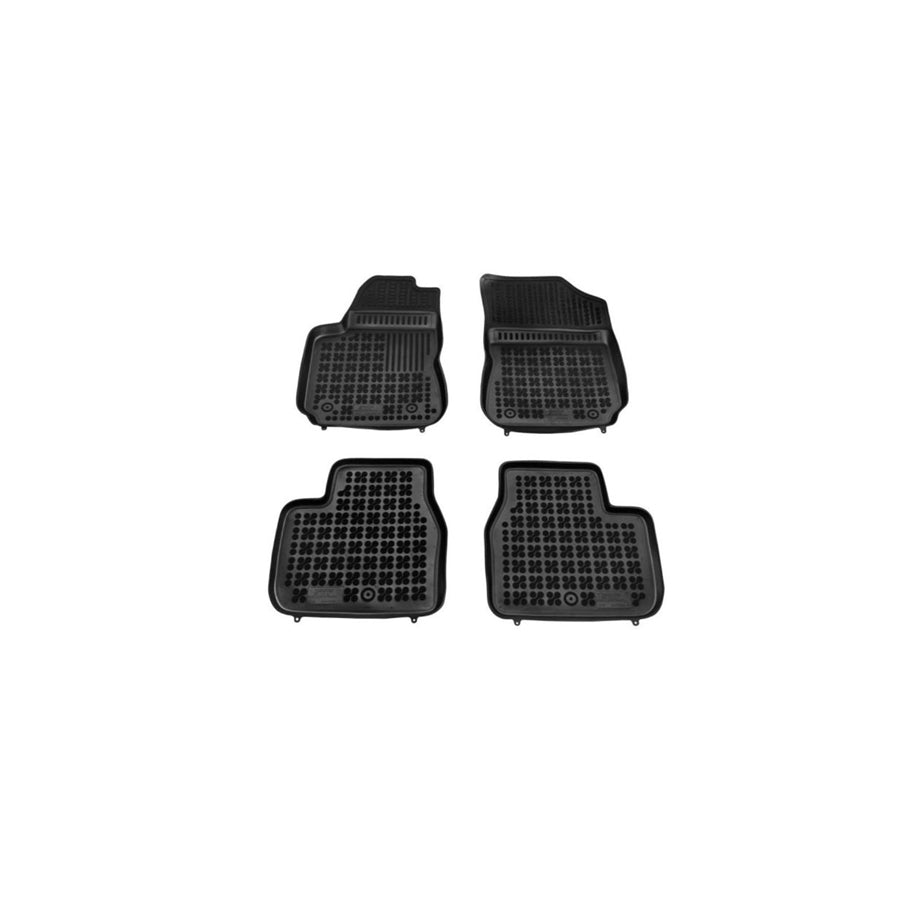 REZAW PLAST Tailored 201228 Floor mat set for CITRO??? C4 II Cactus Elastomer, Front and Rear, Quantity: 4, Black