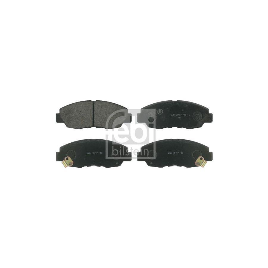 Febi Bilstein 16296 Brake Pad Set For Honda Accord Front Axle With Acoustic Wear Warning