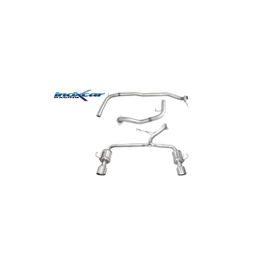 InoXcar CATBACK.200 Honda Civic Exhaust System | Duco Car Parts UK Car Parts