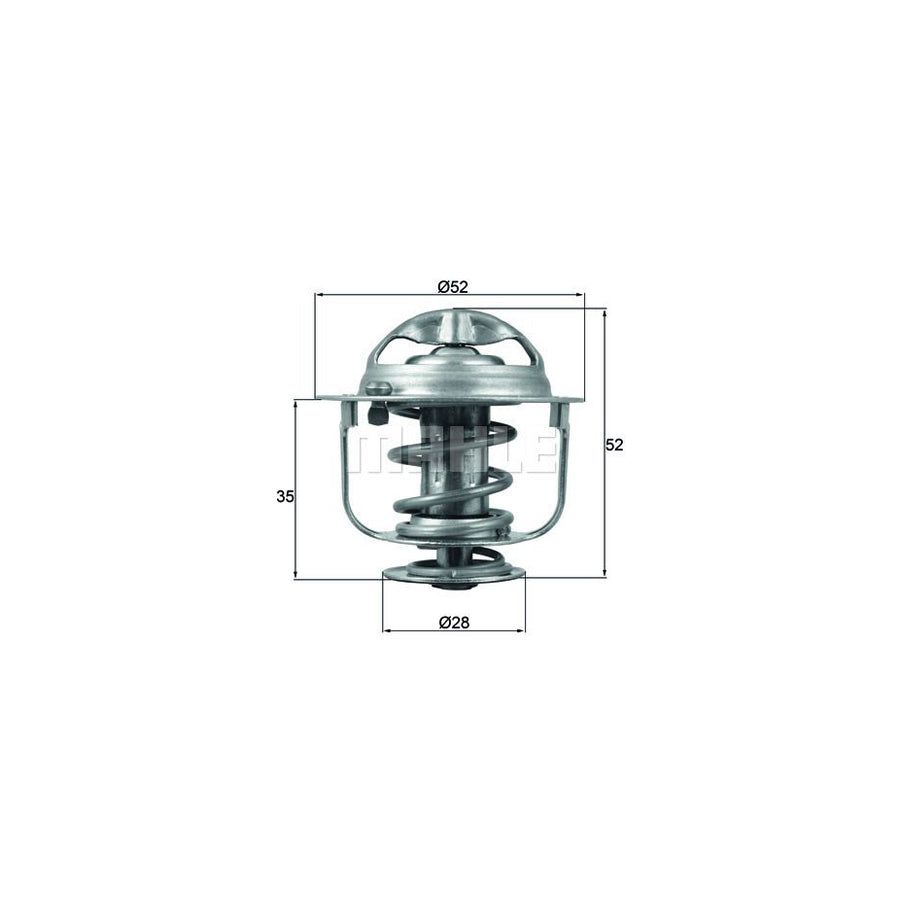 MAHLE ORIGINAL TX 165 88D Engine thermostat Opening Temperature: 88°C, with seal
