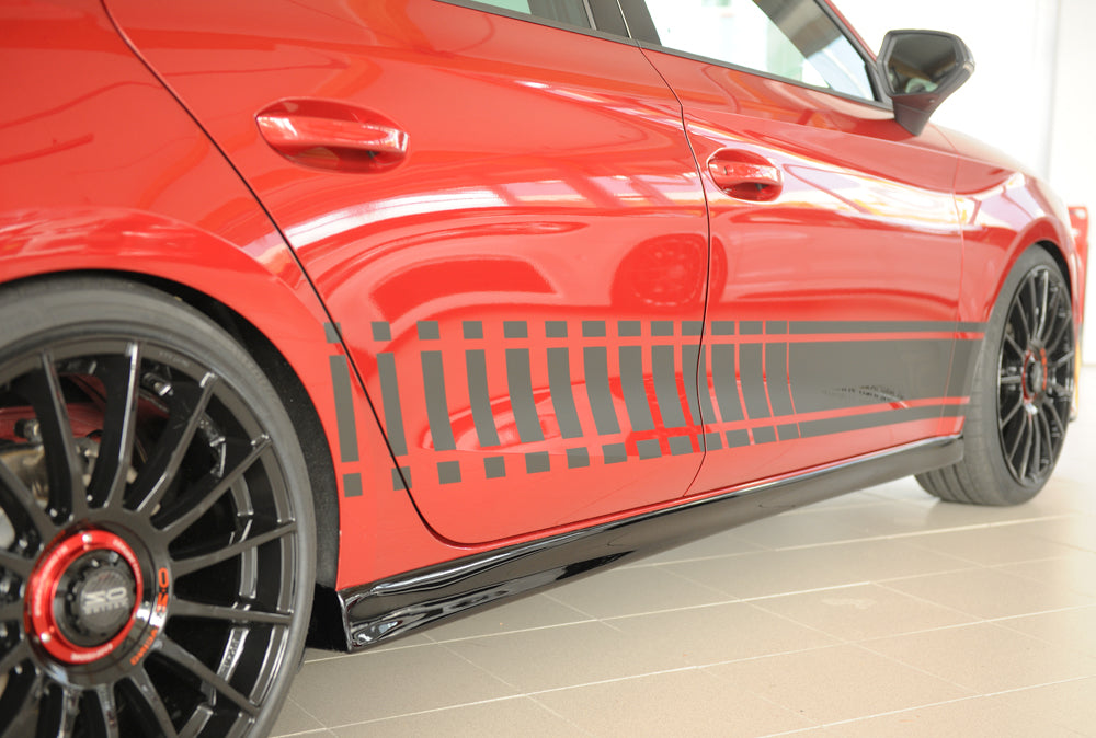 Rieger 00088224 Seat Leon KL Right Side Skirt - Glossy Black