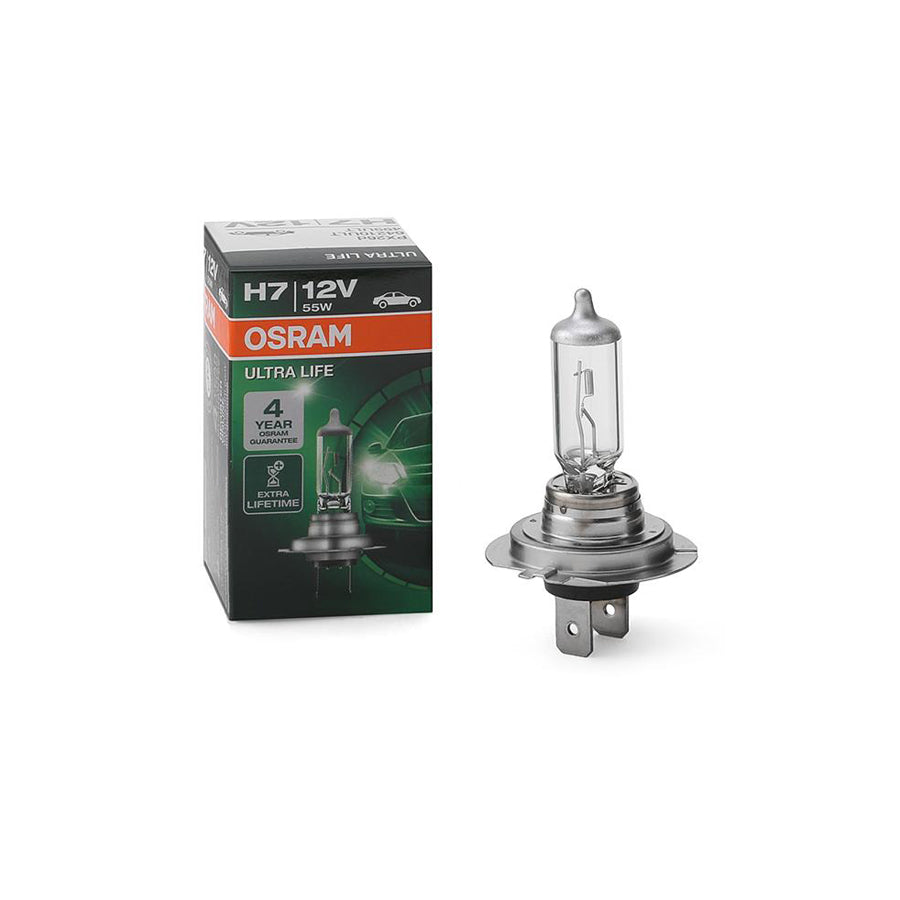 OSRAM ULTRA LIFE 64210ULT Bulb, spotlight H7 12V 55W PX26d 3200K Halogen