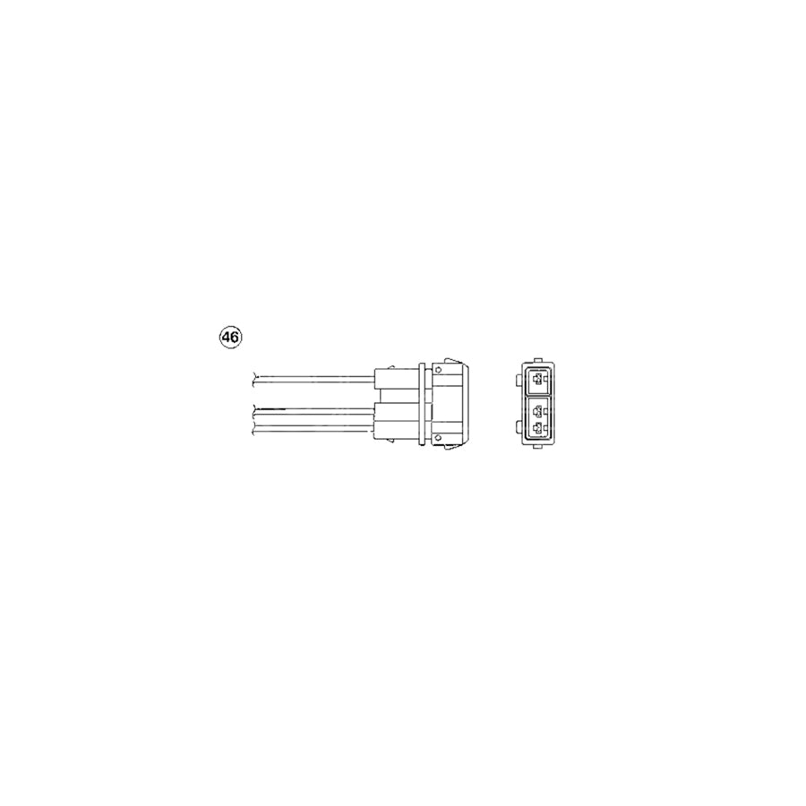 NTK Lambda Sensor / O2 Sensor (NGK 0237) - OZA446-E53