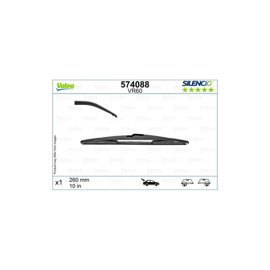 Valeo 574088 Wiper Blade For Renault Captur Ii | Duco Car Parts UK Car Parts