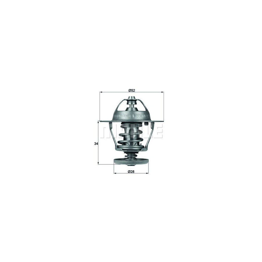 MAHLE ORIGINAL TX 68 88D Engine thermostat Opening Temperature: 88°C, with seal