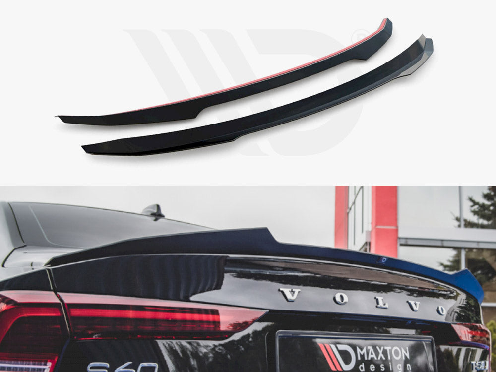 Maxton Design VO-S60-3-RDESIGN-CAP1T Spoiler Cap Volvo S60 R-design MK3 (2018-) | Duco Car Parts UK Car Parts