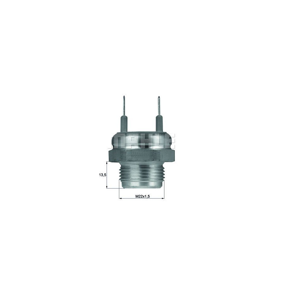 MAHLE ORIGINAL KL 39 Fuel filter In-Line Filter, with water drain screw