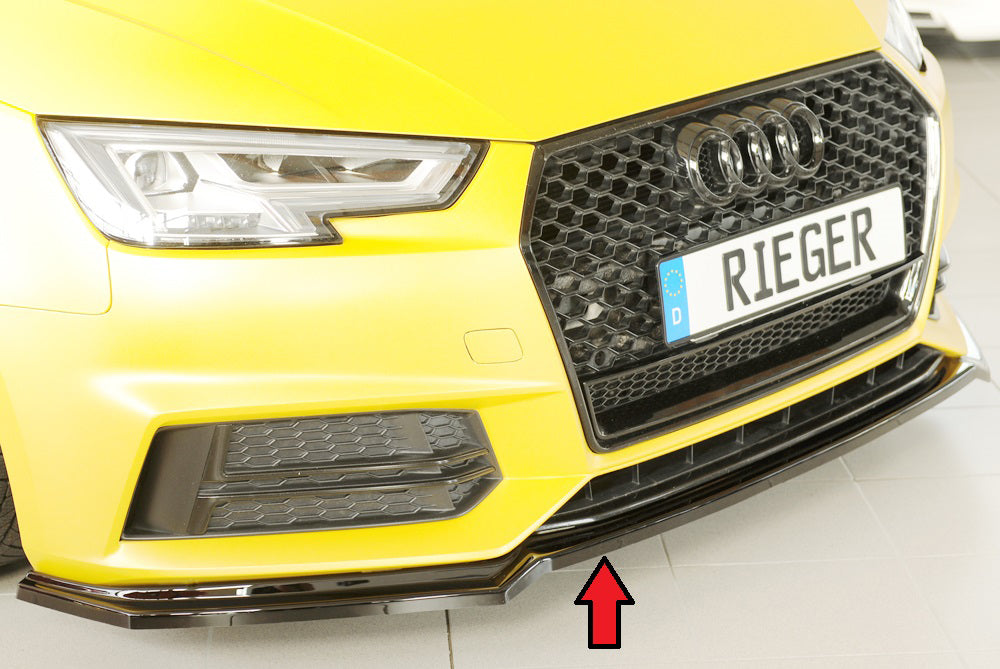 Rieger 00088226 Audi B9 F4 Front Splitter (A4 & S4)