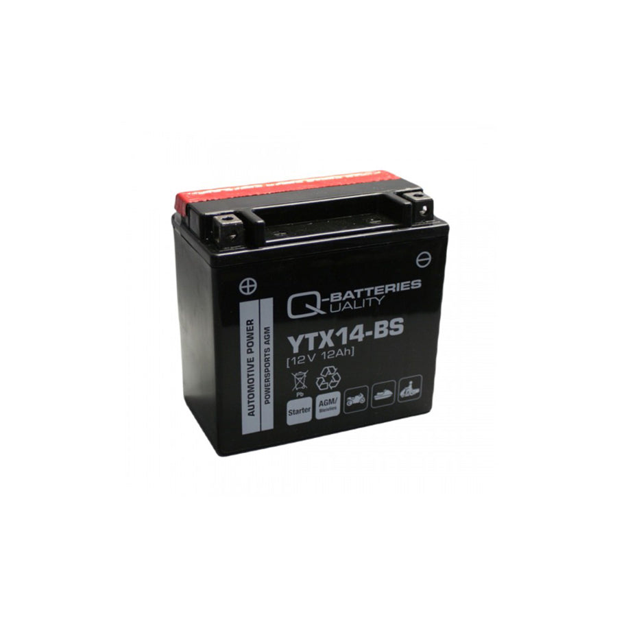 Q-Batteries Motorcycle battery YTX14BS AGM 51214 12V 12Ah 200A