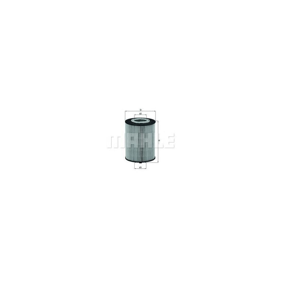 MAHLE ORIGINAL OX 367D Oil Filter Filter Insert