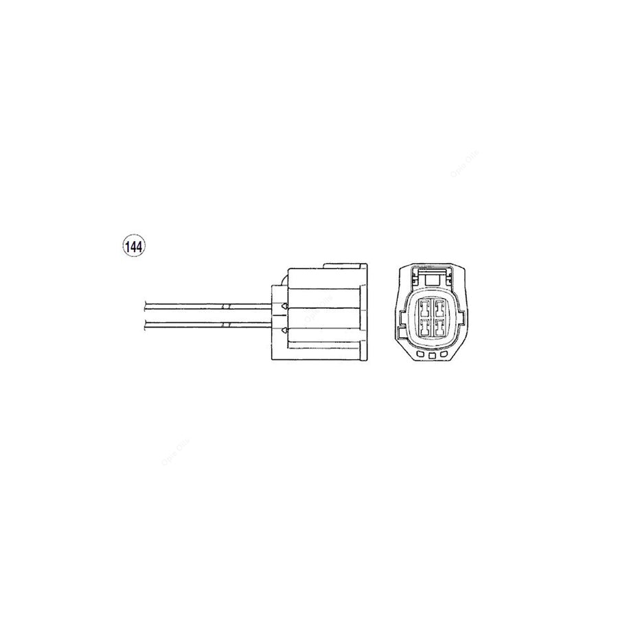 NTK Lambda Sensor - Oxygen / O2 Sensor (NGK 96880) - OZA495-F23