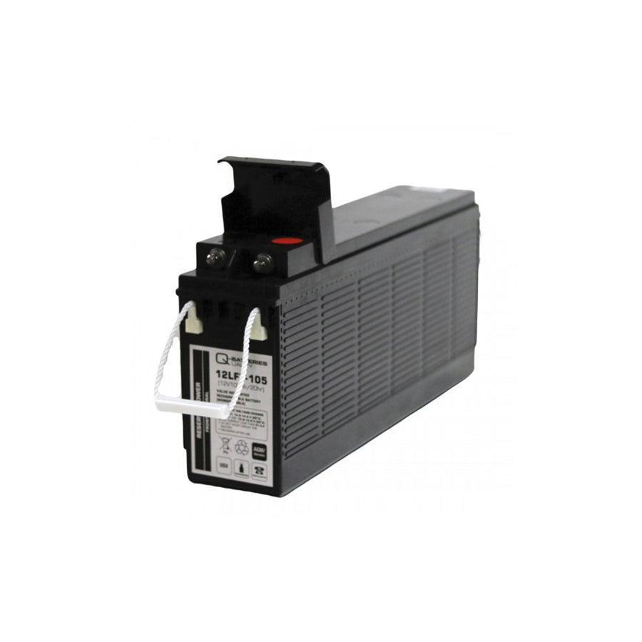 Q-Batteries 12LFT105 12V 108Ah AGM Front terminal lead accumulator 10year type VRLA