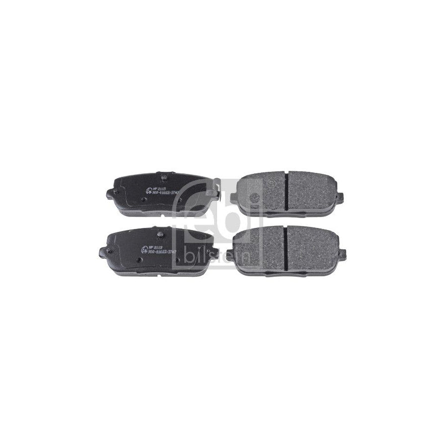 Febi Bilstein 116386 Brake Pad Set Rear Axle With Acoustic Wear Warning