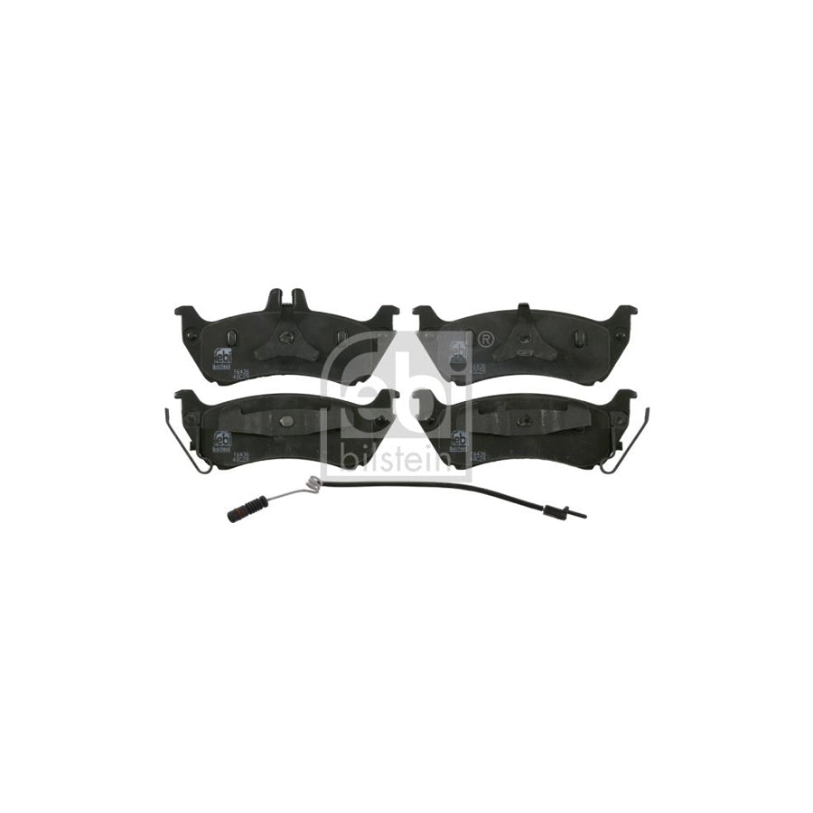 Febi Bilstein 16436 Brake Pad Set Suitable For Mercedes Benz Ml Class W163 Rear Axle Incl Wear Warning Contact