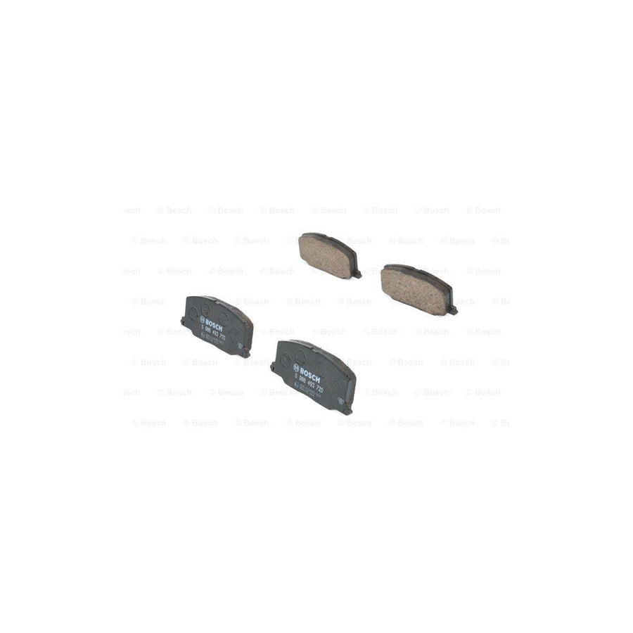 Bosch 0986493720 Brake Pad Set With Acoustic Wear Warning BP801