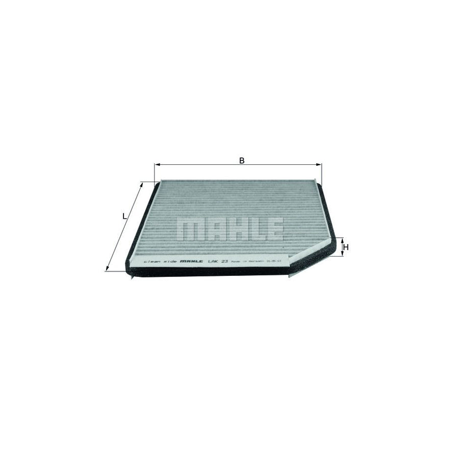 MAHLE ORIGINAL LAK 23 Pollen filter for RENAULT LAGUNA Activated Carbon Filter