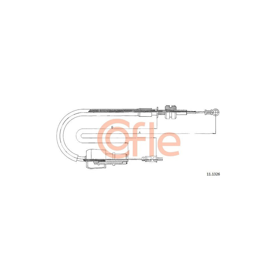 COFLE 11.1326 Throttle Cable | Duco Car Parts UK Car Parts