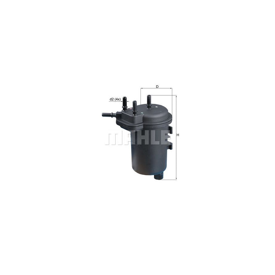 MAHLE ORIGINAL KL 432 Fuel filter In-Line Filter