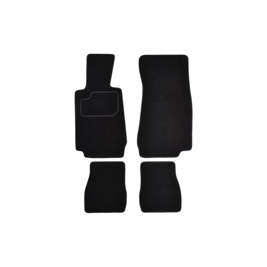 MAMMOOTH A041 BM35 PRM 01 Floor mat set for BMW 3 Convertible (E30) Textile, Front and Rear, Quantity: 4, Black