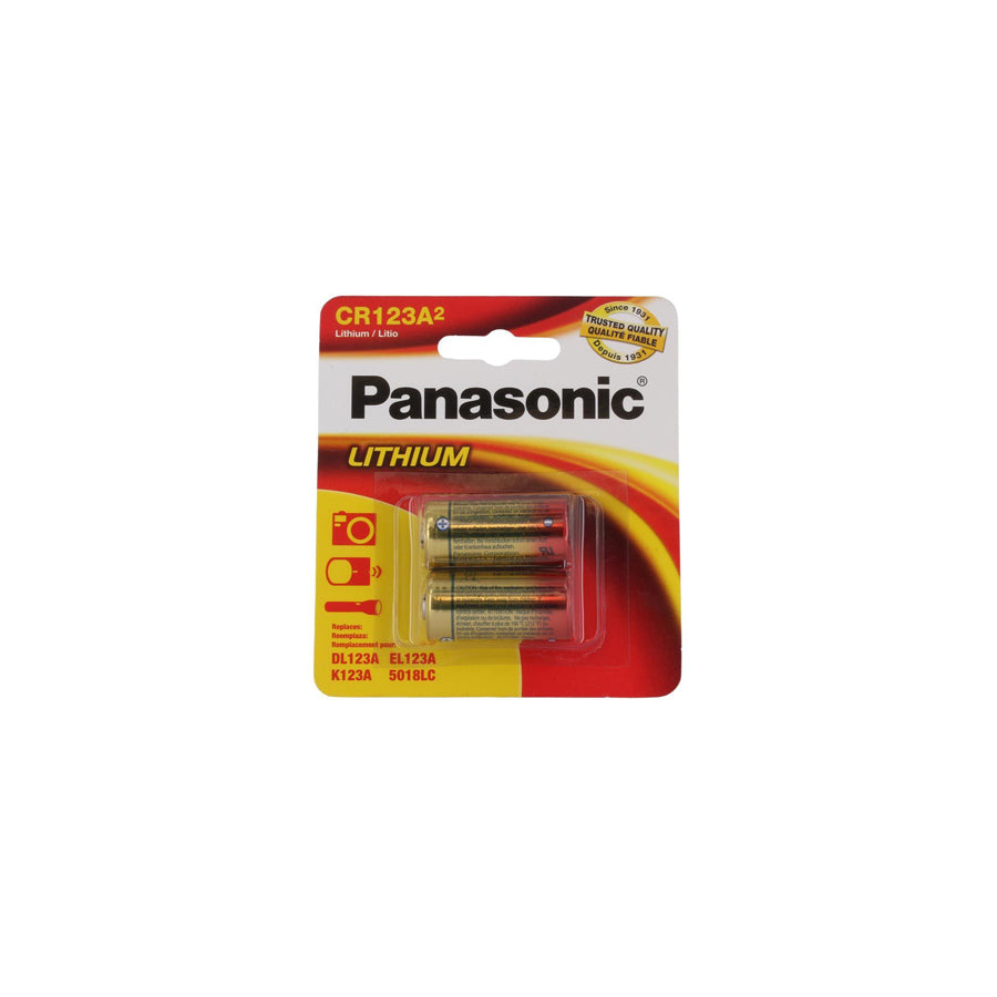 Panasonic CR123 Panasonic Lithium 3V (Card of 2) | Duco Car Parts UK Car Parts