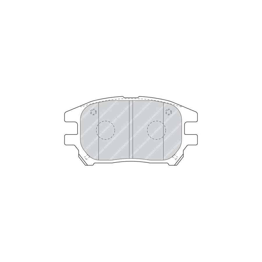 Ferodo Premier Fdb1697 Brake Pad Set For Lexus Rx Not Prepared For Wear Indicator