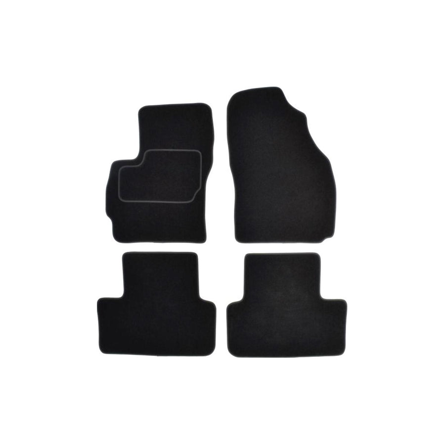 MAMMOOTH Tailored A041 MAZ60 PRM 01 Floor mat set for MAZDA 5 (CR19) Textile, Front and Rear, Quantity: 4, Black