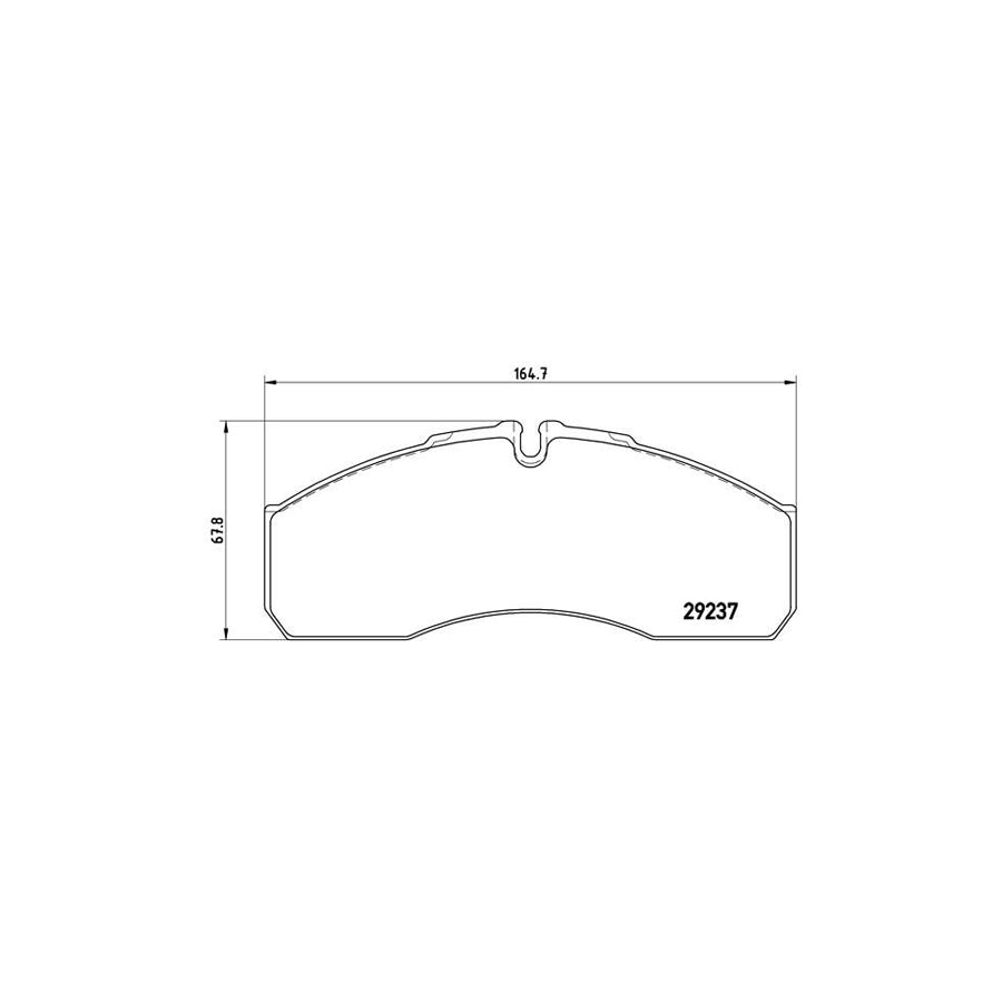 Brembo P 50 083 Brake Pad Set Suitable For Mercedes Benz Sprinter 5 T Platform Chassis W905 Prepared For Wear Indicator