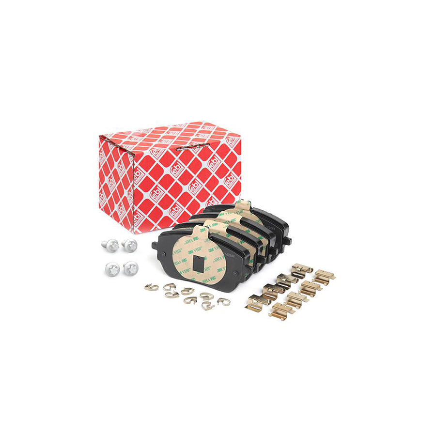 Febi Bilstein 171398 Brake Pad Set Front Axle Prepared For Wear Indicator With Attachment Material